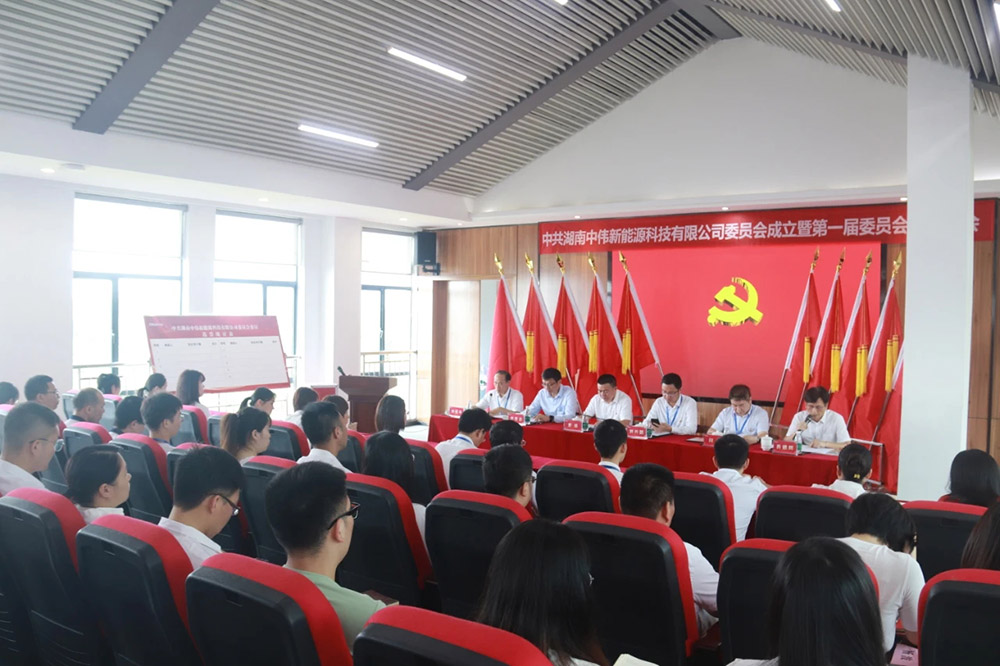 新起点开启新征程丨中共湖南PT电子游戏新能源党委正式成立