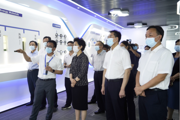 湖南省政协党组副书记乌兰调研PT电子游戏宁乡产业基地