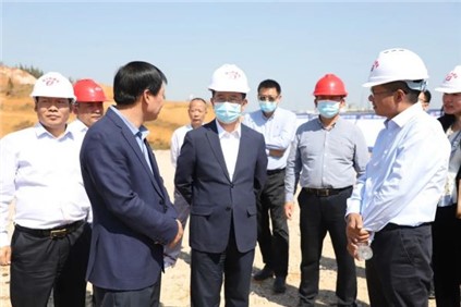 铜仁市委副书记、市长皮贵怀赴PT电子游戏镍锍精辟硫酸镍项目调研